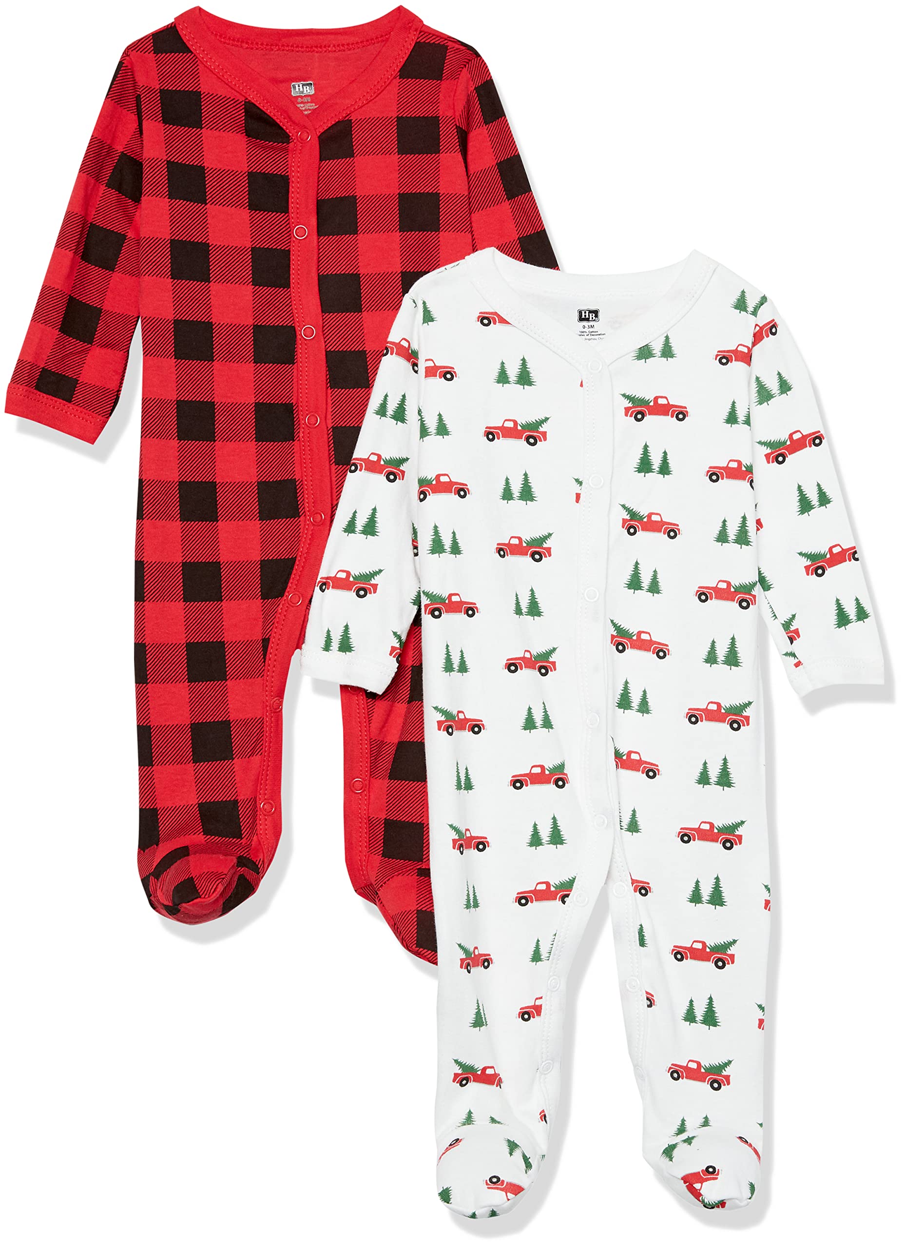 Hudson Baby Unisex Baby Cotton Sleep and Play