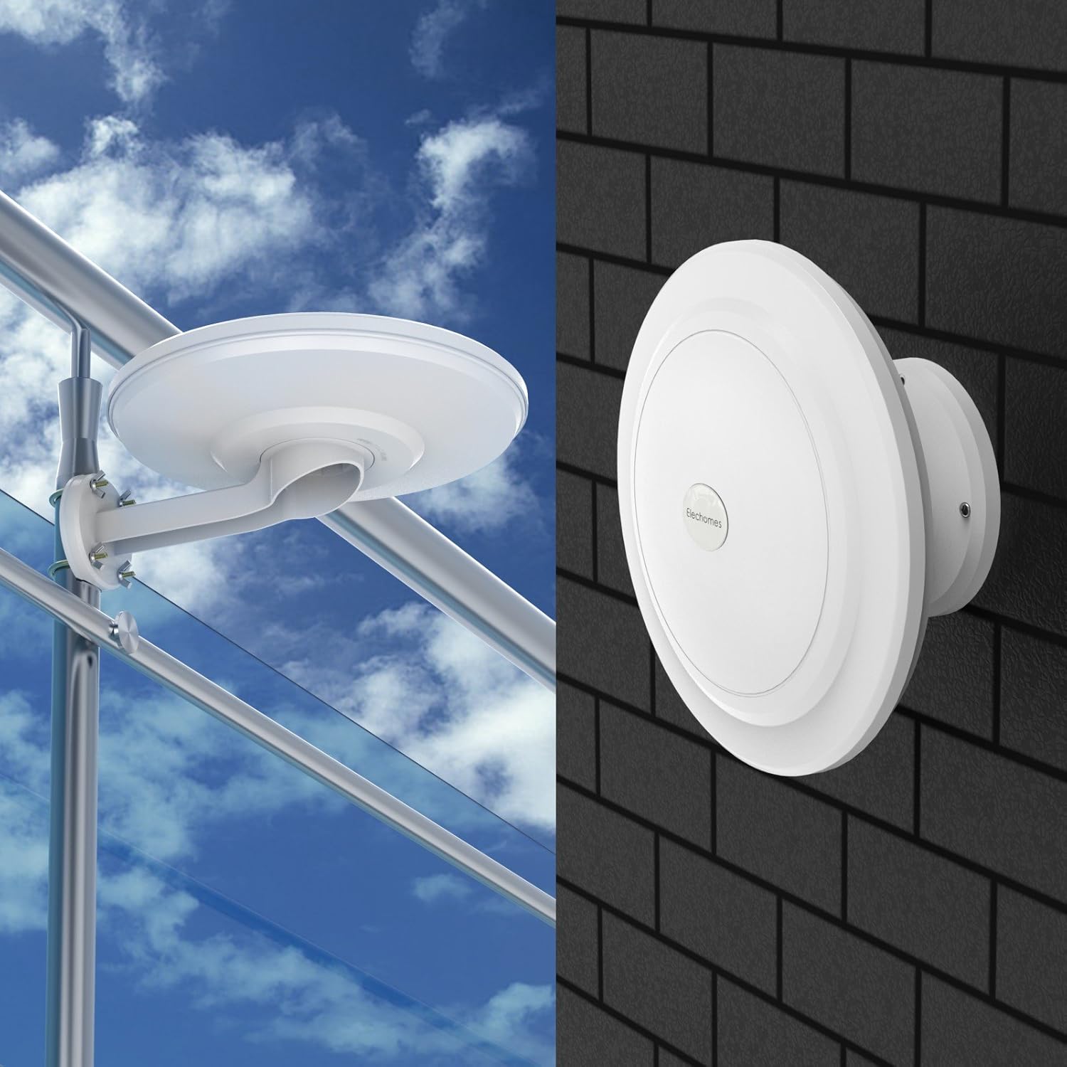 Elechomes 360 DEGREES HDTV DIGITAL AMPLIFIED OUTDOOR TV ANTENNA HD VHF