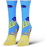 Cool Socks Novelty Crew Socks Women's Finding Nemo, Graphic Print, Large