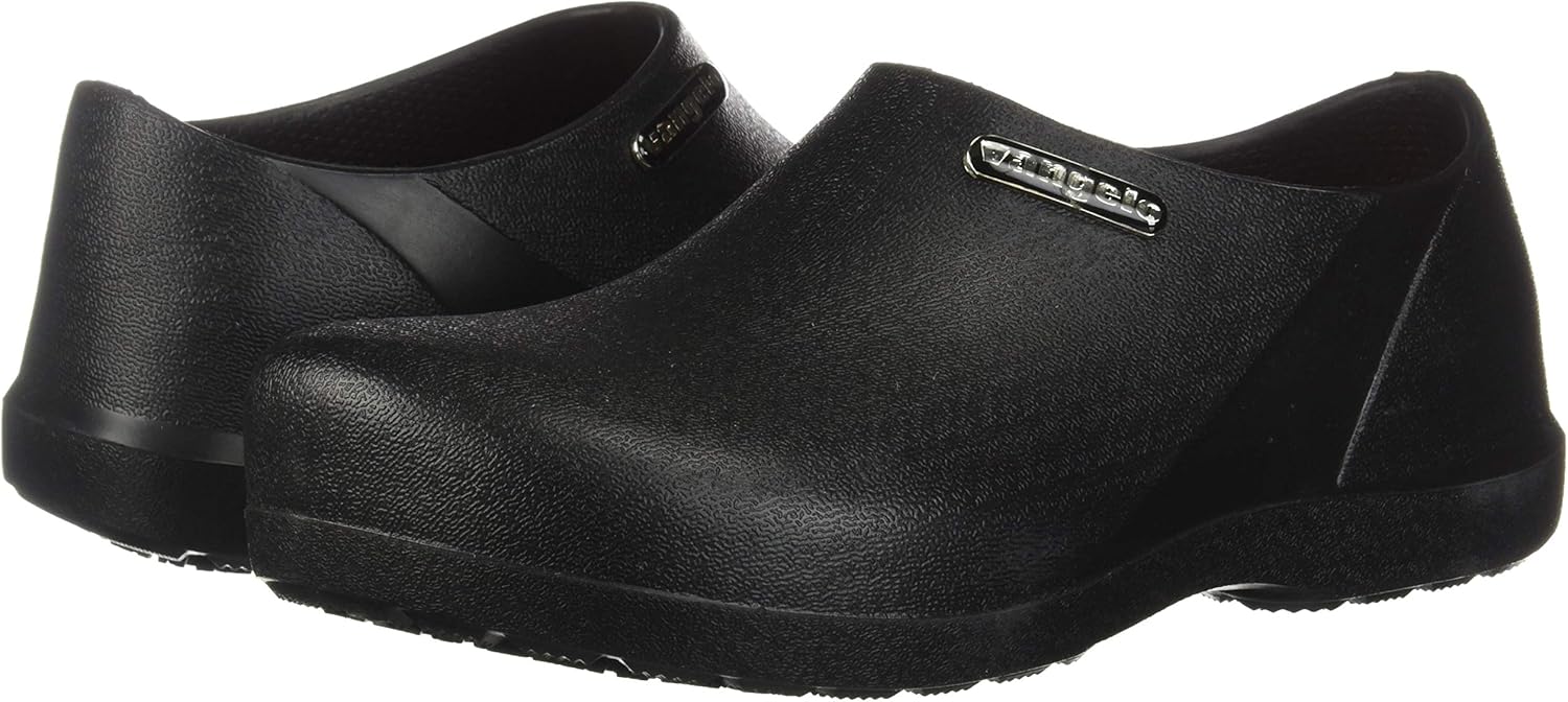 VANGELO Professional Slip Resistant Clog Men Work Shoe Nurse Shoe Chef Shoe Carlisle Black White Lime Multi Color: Shoes