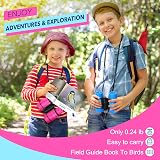 HappyKidsClub Kids Binoculars for Girls 3-9 Educational Gift Pink 4x view 2