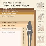 Bedsure Fleece Throw Blanket 150x200 cm Silver Grey Microfibre Cozy Soft view 6