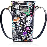Tokidoki PU Leather Crossbody Bag with Adjustable Strap Phone Bag Coin Purses Unicorno Shoulder Bag for Women