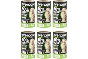 Evercare Pet, Lint Roller Refill, 60 Sheet Roll (6 Packs)