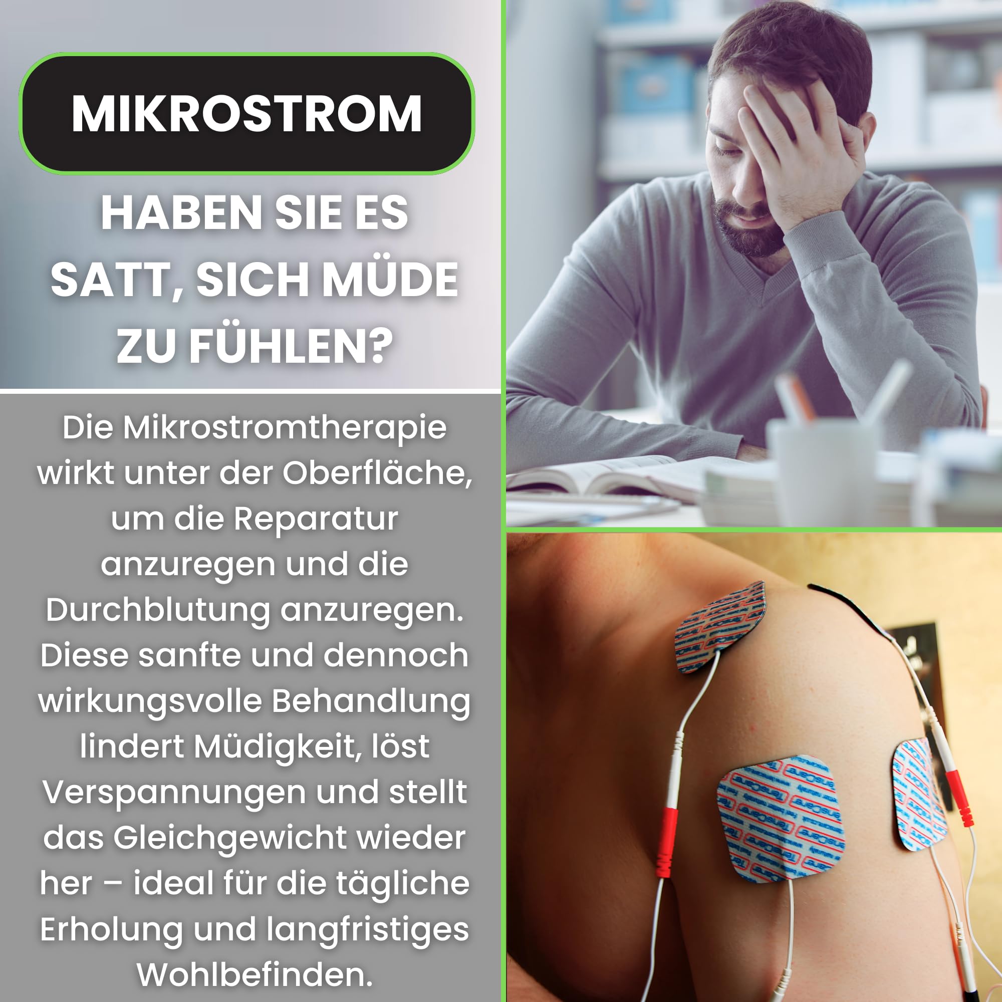 TensCare Unipro TENS EMS IFT und Mikrostromgerät 8