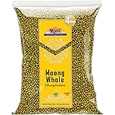 Rani Moong Whole (Ideal for Cooking & Sprouting, Whole Mung Beans with Skin) Lentils Indian 64oz (4lbs) 1.81kg Bulk ~ All Nat