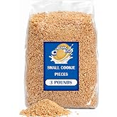Oreeo Golden Cookie Crumbs, 3 Lbs Bulk, Oreeo Vanilla Flavored Crushed Cookie Pieces for Dessert Toppings, Milkshakes Mix-in Ingredient and Baking, Bulk Supply for Bakeries and Ice Cream Shops