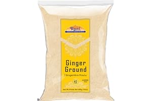 Rani Ginger (Adarak) Powder Ground, Spice 14oz (400g) ~ All Natural | Vegan | Gluten Friendly | NON-GMO | Kosher | Indian Ori