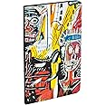 teNeues - Small Bullet Journal: Philistines by Jean-Michel Basquiat, Notebook - 120 Dot-Grid Pages with Lay Flat Binding: Slim format Small Bullet Journal with Dot-Grid Pages