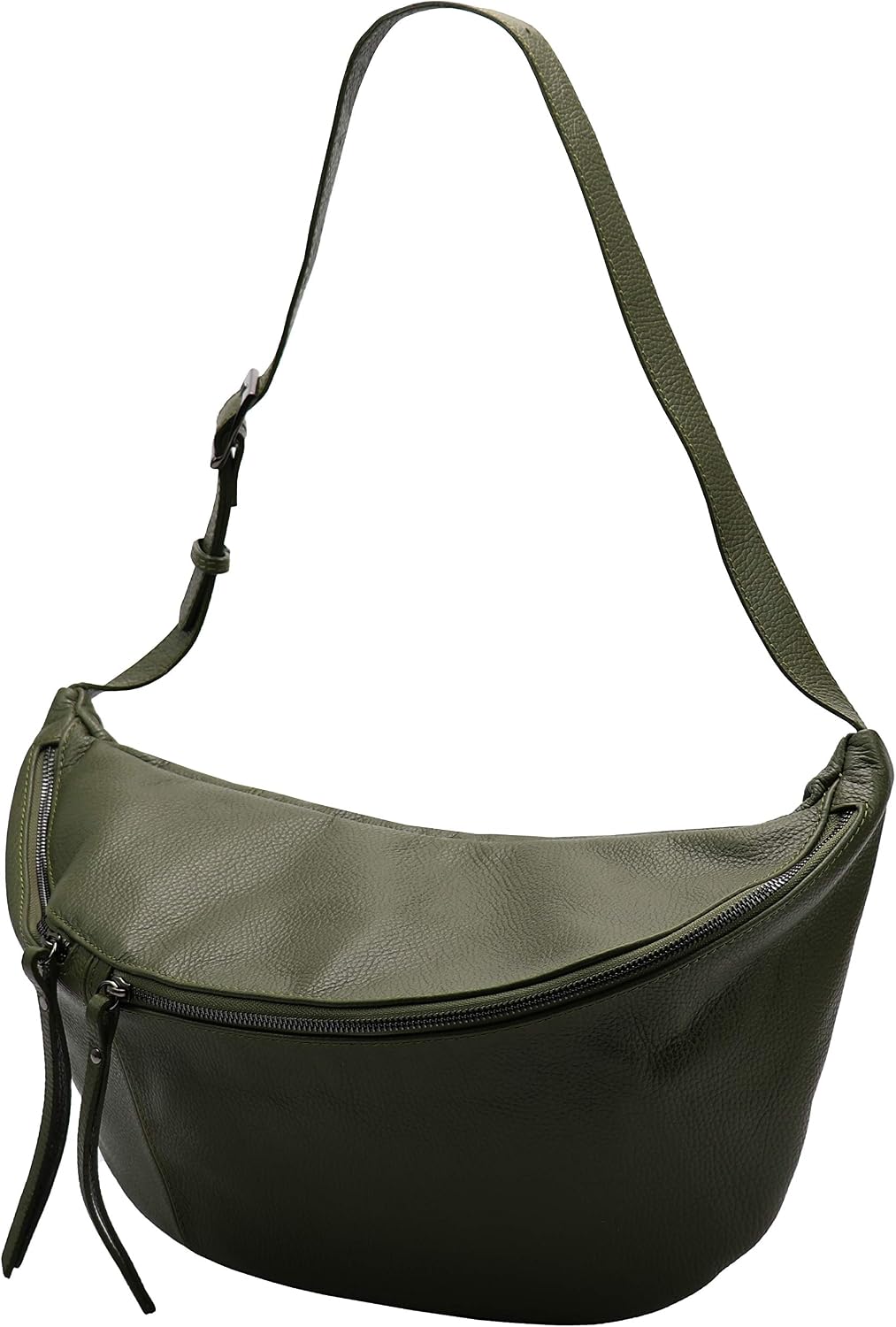 SH Leder Daniela G768 Genuine Leather Women's Unisex Chest Bag for Festival Travel Large Waist Bag Crossbody Bag Women Leather Bag 49 x 28 cm - Image 4