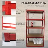 DIVCHI 5 Tier Heavy Duty Storage Rack Aluminium Garage Shelving 875 kg Load view 4
