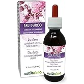 Naturalma PAU d'arco or Lapacho (Tabebuia avellanedae or Tecoma curialis) bark Alcohol-Free Tincture - 4 fl oz Liquid Extract in Drops - Herbal Supplement - Vegan