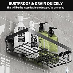 Moforoco Shower Caddy Shelf Organizer Rack, Self