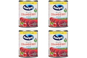 VALUBNDL: JELLIED CRANBERRY SAUCE - Canned Cranberries - Custom VALUBNDL Branded Pack of 4