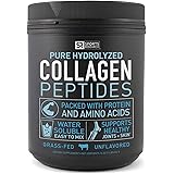 Premium Collagen Peptides (16oz) | Grass-Fed, Certified Paleo Friendly, Non-Gmo and Gluten Free - Unflavored and Easy to Mix
