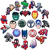 25 40pcs Shoe Charms for Croc Shoes, Cute Clog Decorations for Adults Men Women