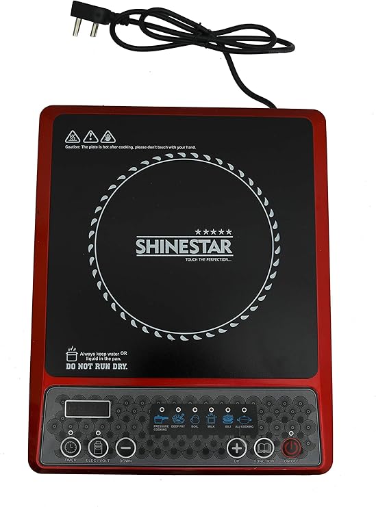 Buy 2000 WATT INDUCTION COOKER HEATER SHINESTAR CHULHA Online at Low
