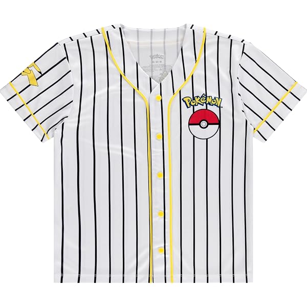 Amazon.com: Ladies Pokemon Pikachu Baseball Jersey - Gotta Catch