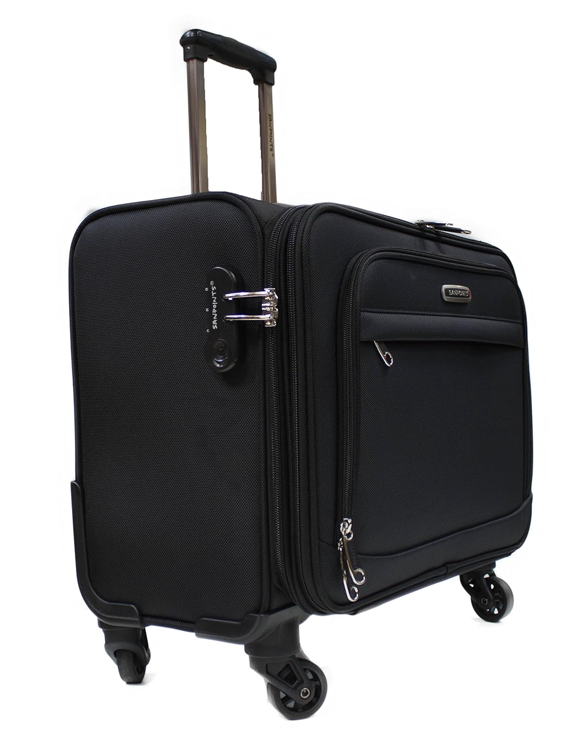 4 wheel laptop cabin hand luggage pilot case trolley business travel