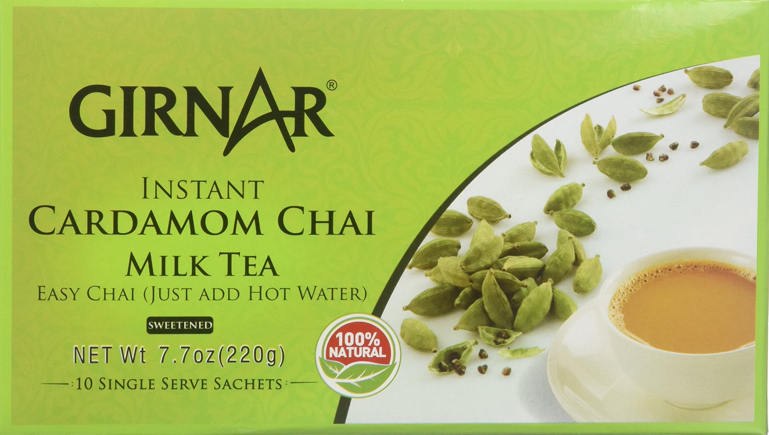 Girnar Instant Chai (Tea) Premix With Masala, 10 Sachet Pack Grocery & Gourmet Food