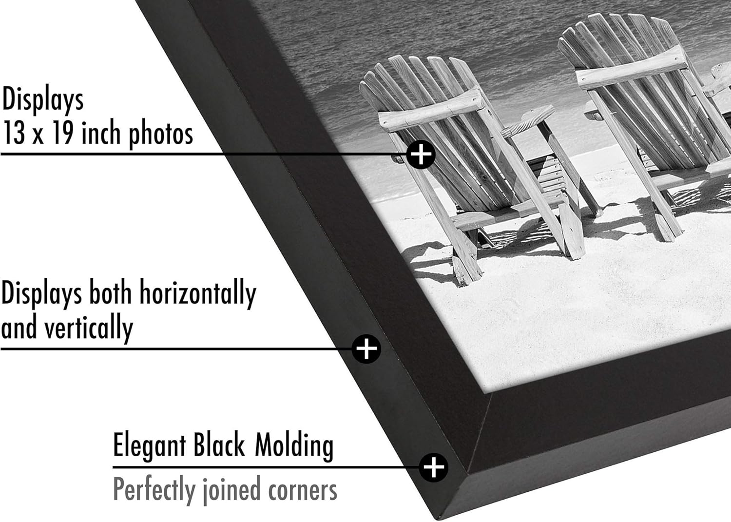 Americanflat Black Poster Frame, 13x19: Posters & Prints