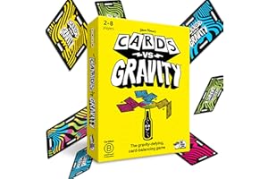 Big Potato Cards vs Gravity: Ultimate Stacking & Balancing Card Game | Waterproof Board Game for Family Fun, Holidays & Game Nights | 2-4 Players