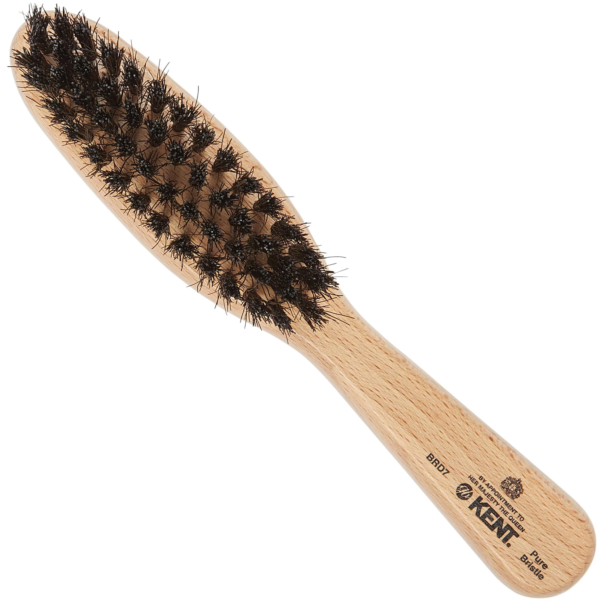 Kent Brushes Mens Finest Beard Brush - Ideal for Conditioning and Smoothing Beards - All Hair Types
