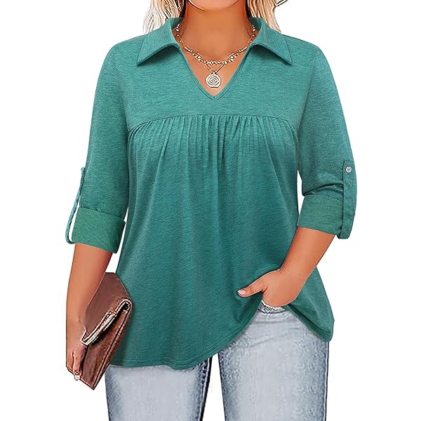 Halife Women's Cropped Sweatshirt - Long Sleeve Striped Top With Crew Neck