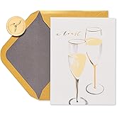 Papyrus Wedding Card for Couple (Champagne Toast)