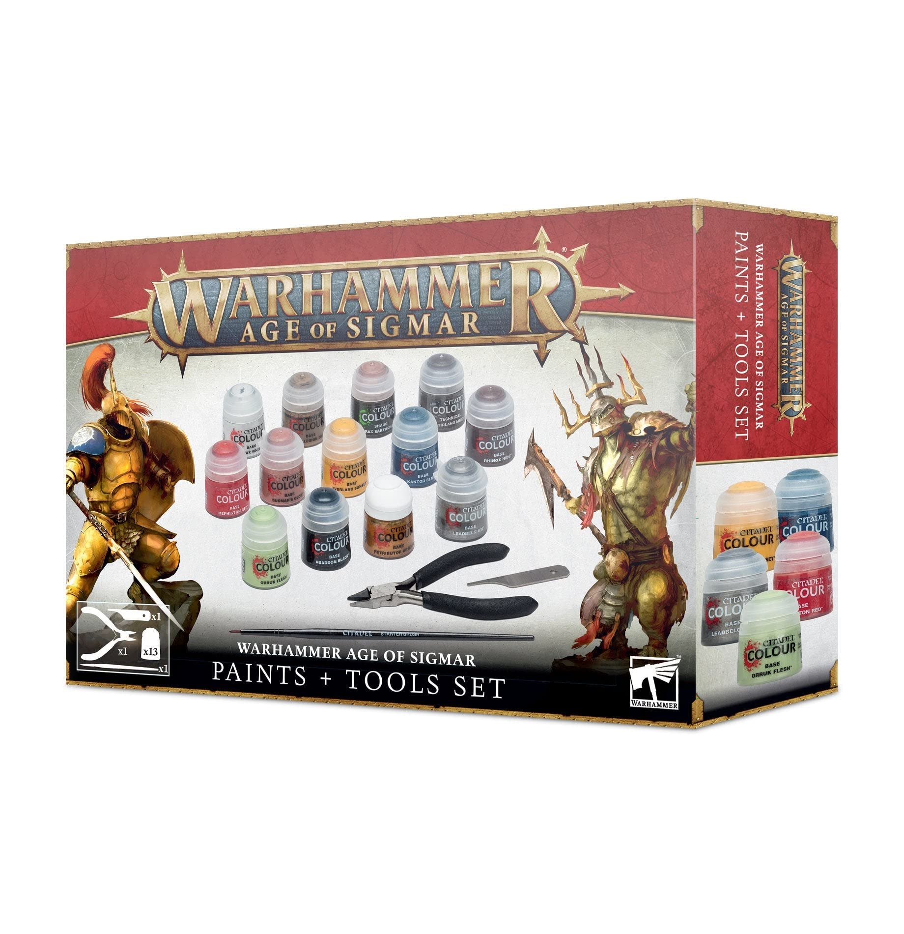 Games Workshop - Warhammer Age of Sigmar Paints + Tools Set