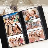 Miaikoe Photo Album 300 Pockets 4x6 Large Capacity Linen Hardcover Black view 3