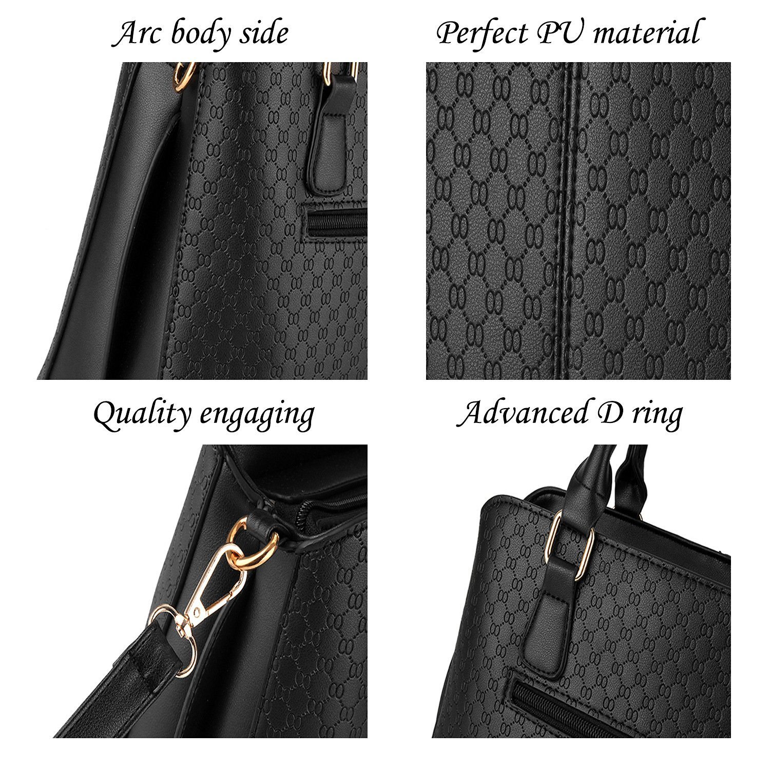 justawesome by sbmretail pu leather handbag for women