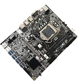 Nicfaky B75 ETH Mining Motherboard G540 CPU Fan Cable Switch MSATA DDR3 8xPCIE view 8