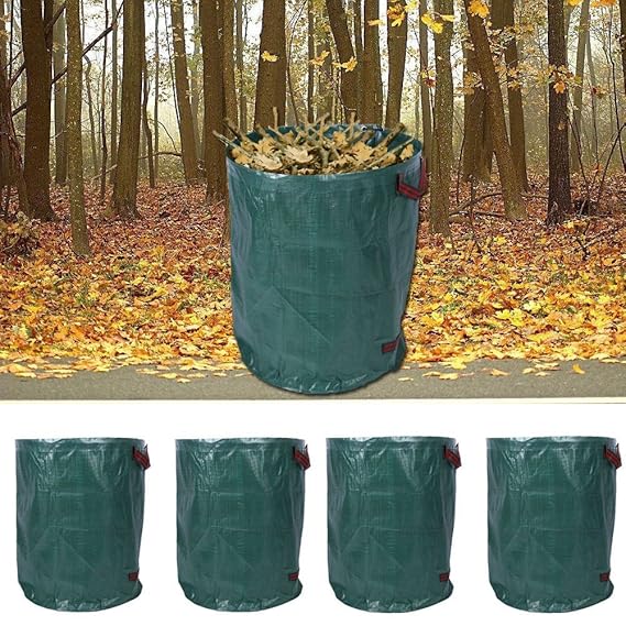 4er Set Gartensack Laubsack Gartenabfallsack Abfallsack Müllsack 270L Sack