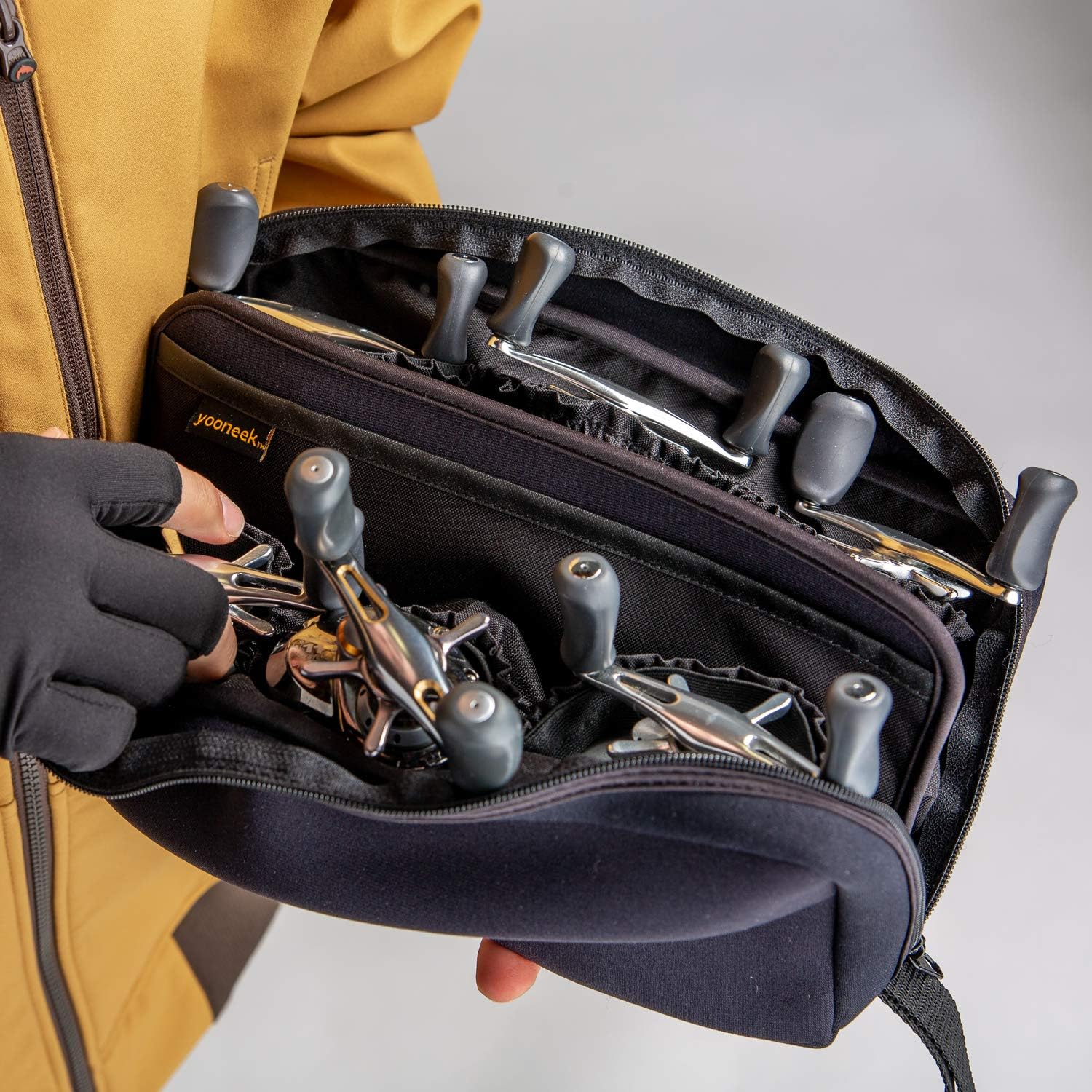 fly fishing reel bag