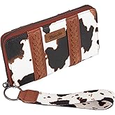 X Wrangler Wristlet Western Wallet Boho Aztec Credit Card Holder for Women