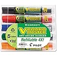 Pilot® V-Board Master BeGreen 91% Recycled Dry-Erase Markers, Chisel Point, Assorted, Pack Of 5