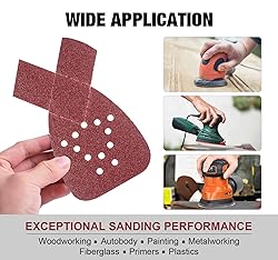 S SATC Mouse Sander Pads 50 PCS Mouse Detail Sander