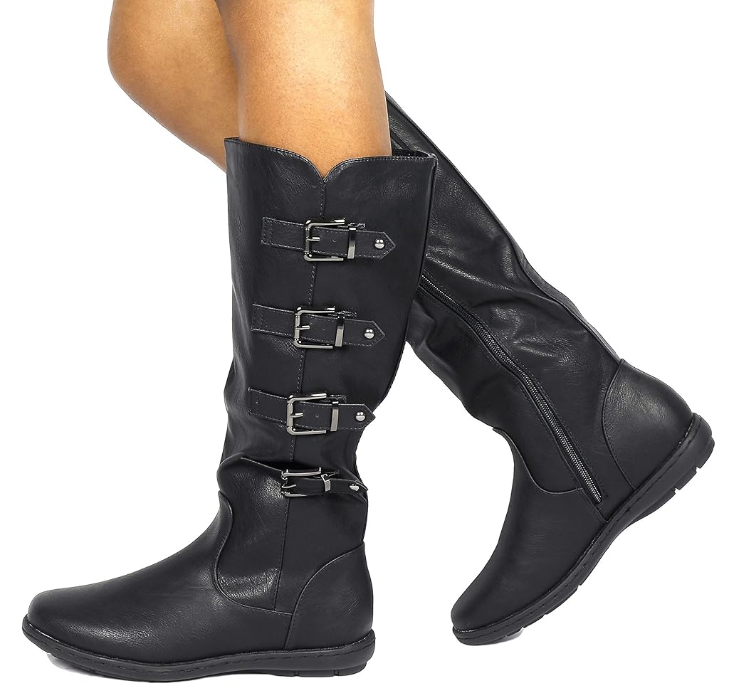 knee high winter boots wide calf