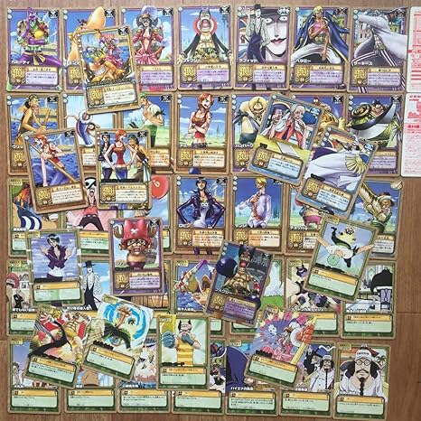 Amazon ワンピース カードゲーム デービーバックファイトの罠 セミコンプセット スーパーレア レア 箔押し ルフィ ゾロ サンジ ナミ ロビン おもちゃ ホビー