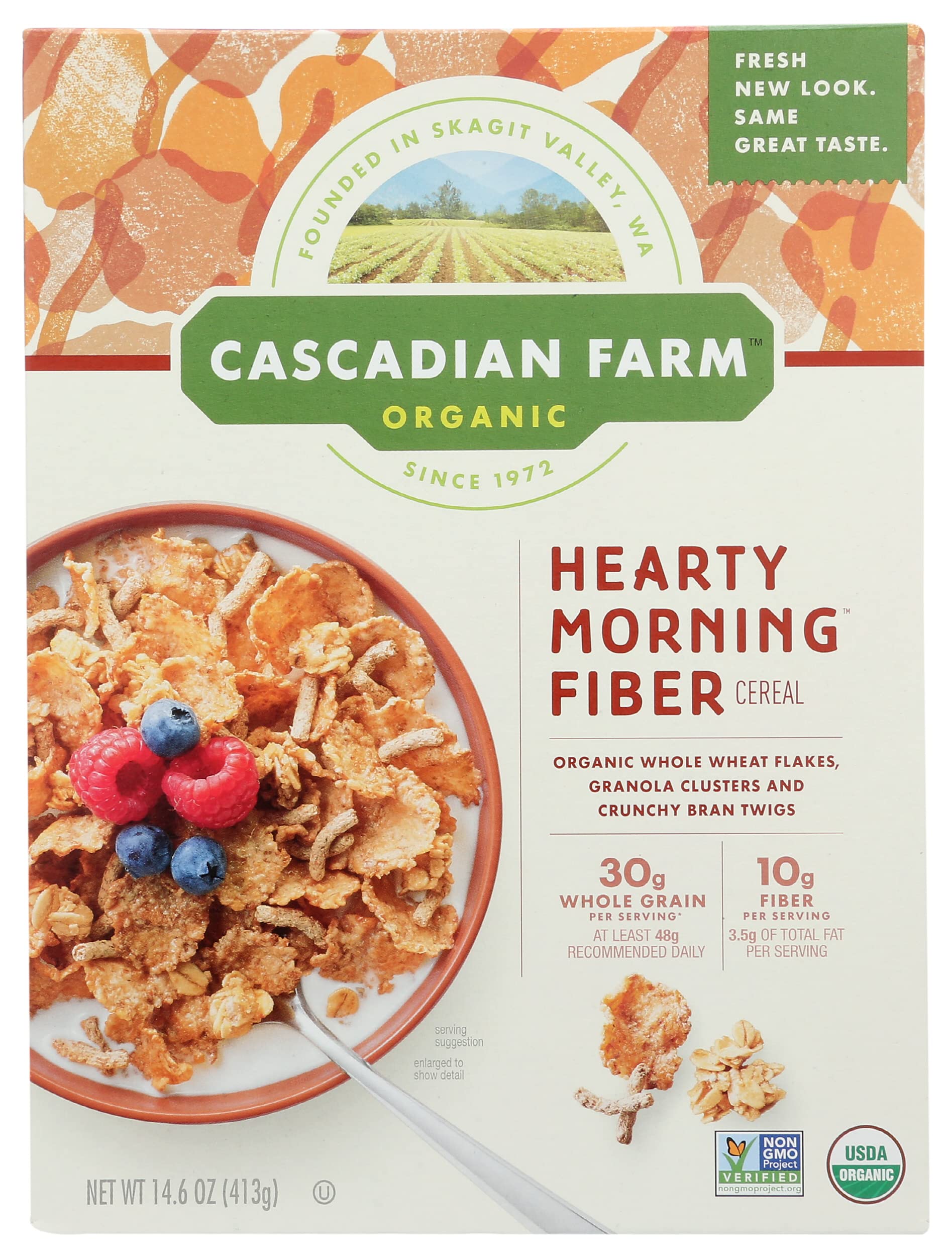 Photo 1 of Cascadian Farm Organic Cereal - Hearty Morning - Case of 10 - 14.6 oz exp apr 2026
