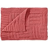 Tommy Bahama - Throw Blanket, Super Soft Bedding, Ideal for Couch & Chair (Chain Basket Coral, 50 x 60)