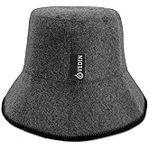 VEDEN Sauna Hat, Premium Handmade Merino Wool Sauna Cap for Men and Women,Insulating Headgear for Spa, Steam Room, Banya, Bathhouse, Comfortable, Breathable, Handmade, One Size Fits All (Grey)
