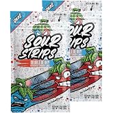 SOUR STRIPS Sour Strips Flavored Sour Candy Strips, Deliciously Sour Chewy Candy Belts, Vegetarian Candies, 2 Pack (Doubleberry (2 Pack))
