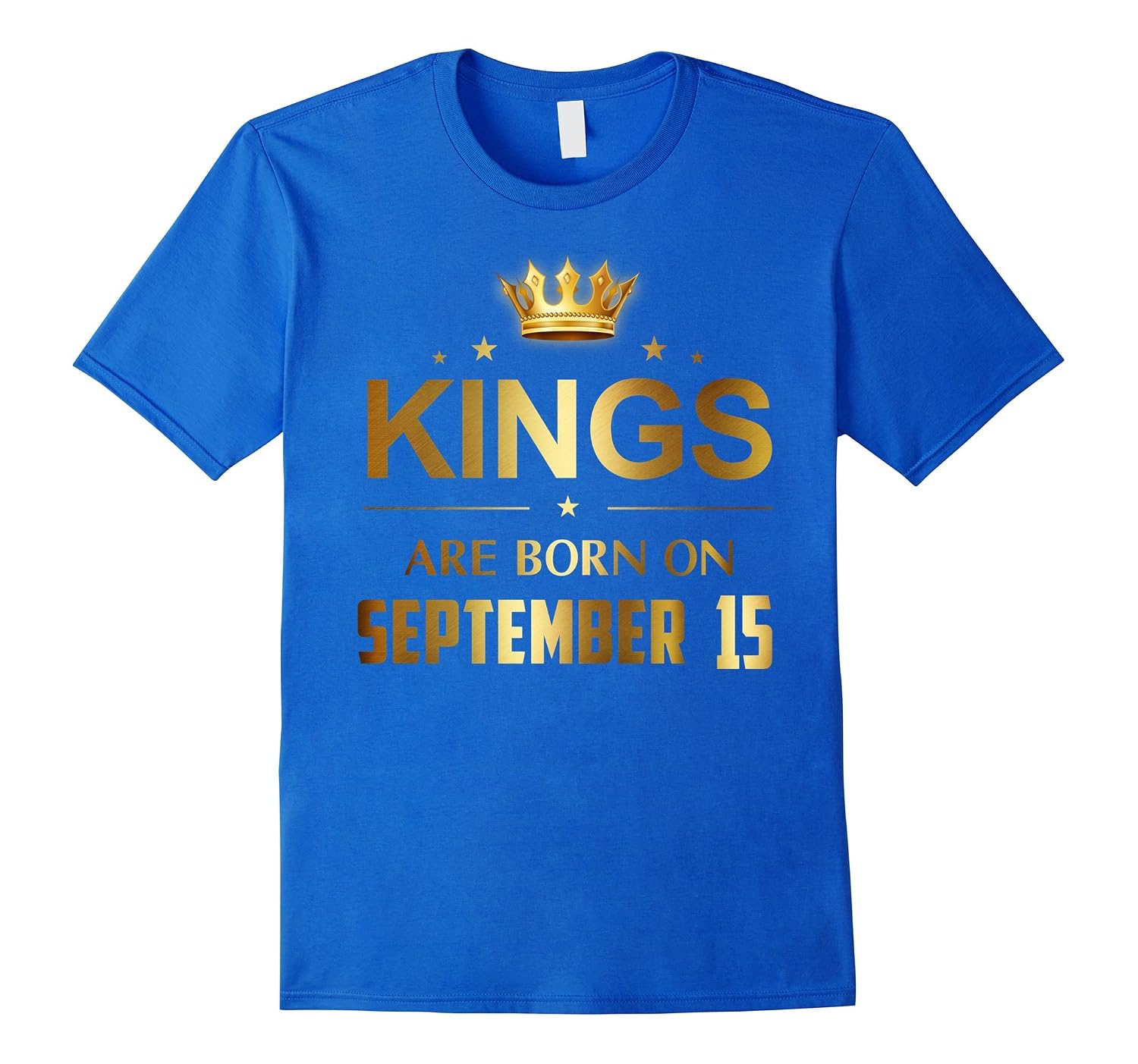 T-shirt Uomo Kings Are Born In September – Regalo Di Compleanno Originale