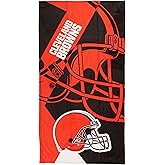 NORTHWEST NFL Cleveland Browns 30 x 60 Inch Beach Towel, Puzzle Design