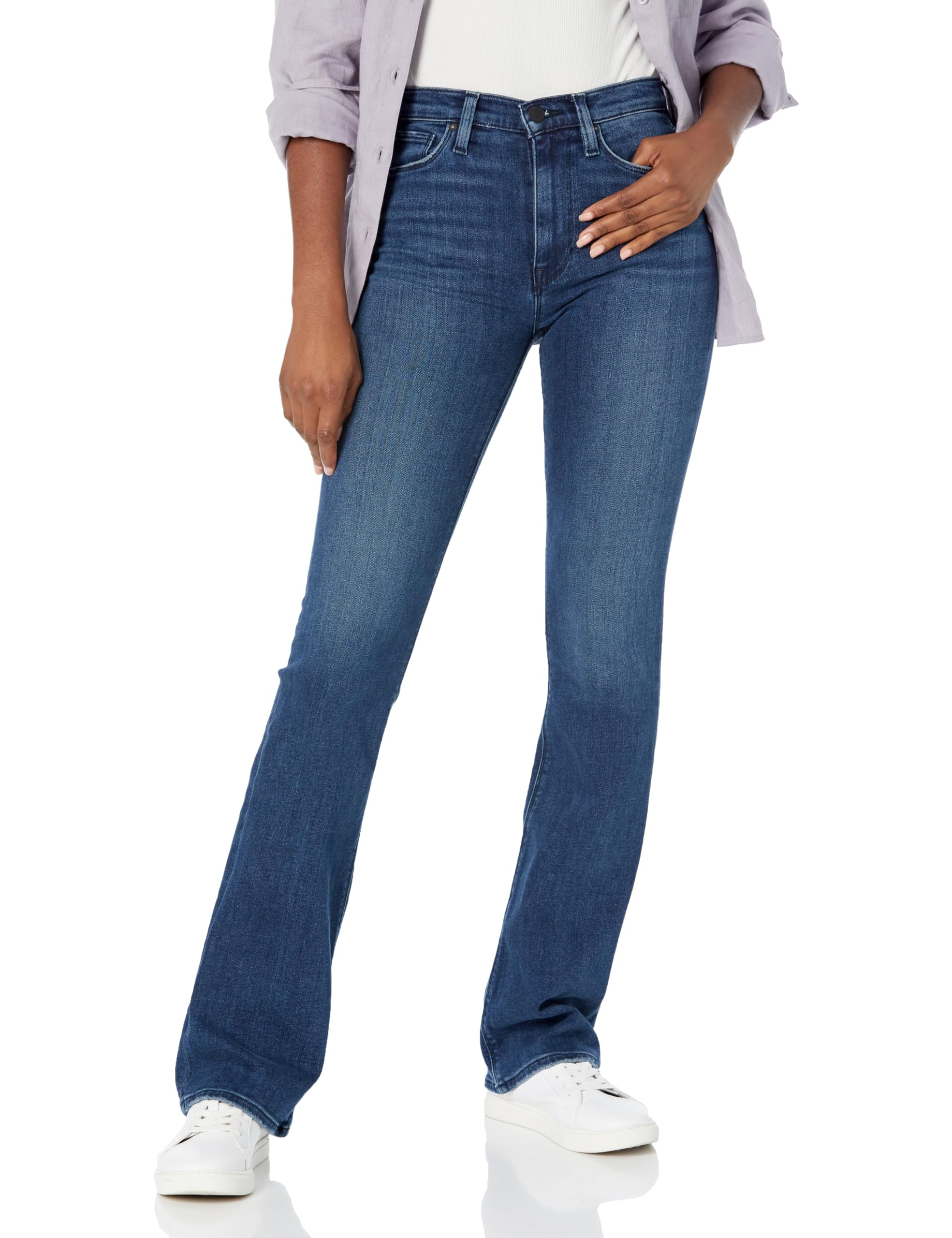 HUDSON Jeans Women’s Barbara High Rise Bootcut Jean, Legends, 33