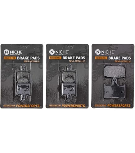 Amazon.com: NICHE Brake Pad Set for Kawasaki Ninja ZX6R ZX14R