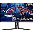 ASUS ROG Strix 27” 1440P Gaming Monitor (XG27AQMR) - 27”, QHD (2560 x 1440), Fast IPS, 300Hz, 1ms, G-SYNC Compatible, FreeSync Premium Pro, Extreme Low Motion Blur Sync, DisplayPort, DisplayHDR 600