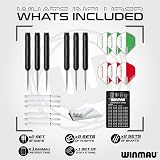 WINMAU Diamond Plus Dartboard Set with Cabinet, Darts & Accessories view 3
